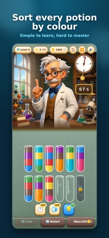Potion Clash: Color Sort Screenshot 2 of 5