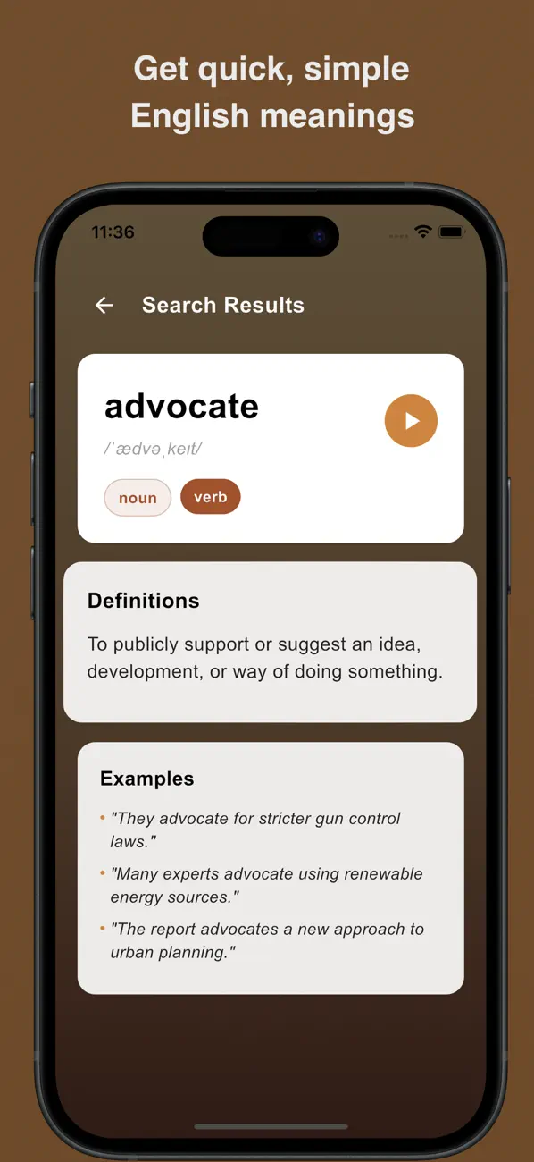#2. Simple Dictionary (iOS) Tekijänä: Kwun Ting Ho