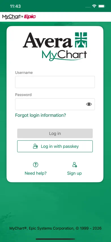 Avera MyChart screenshot 1