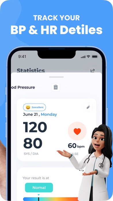 Blood Pressure Tracker Pro + Screenshot