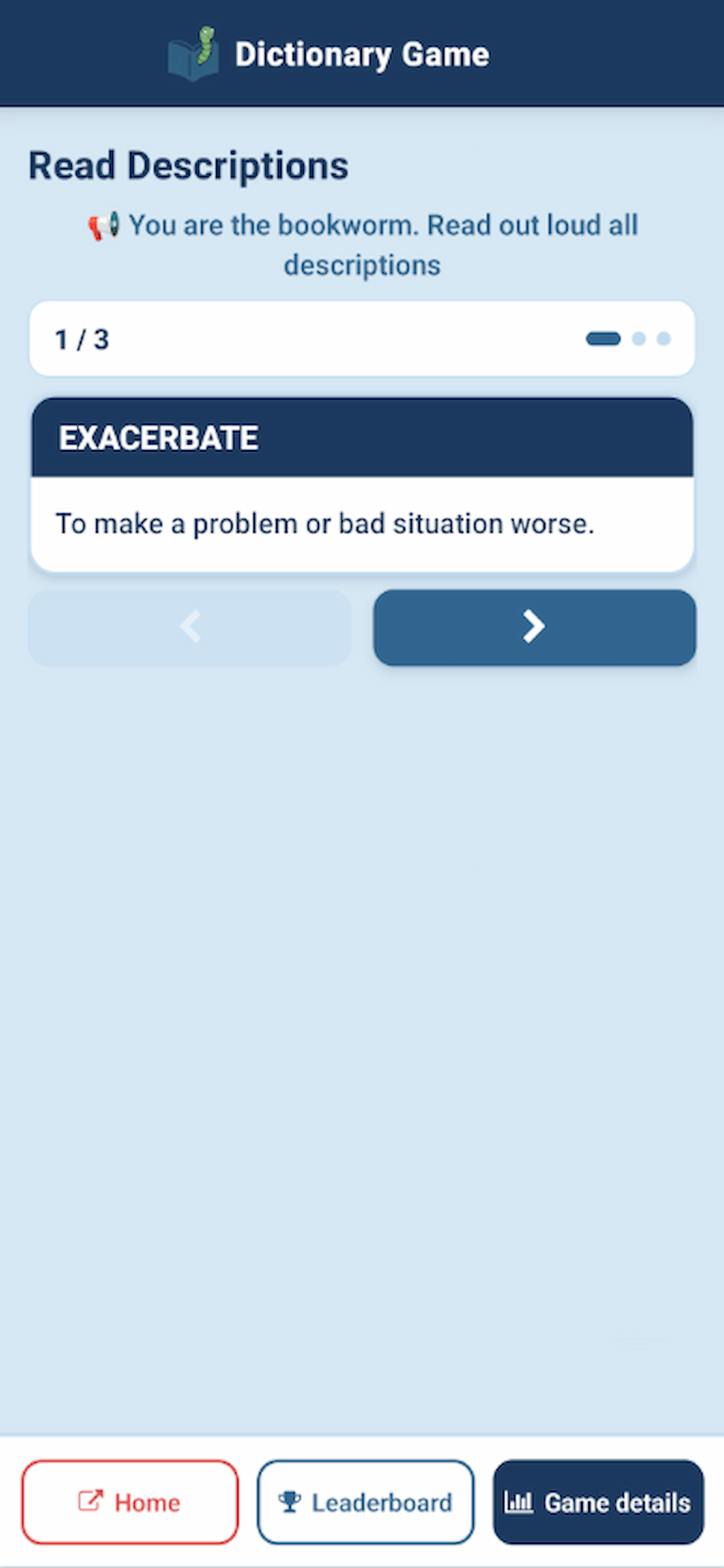 Dictionary Game! screenshot 4