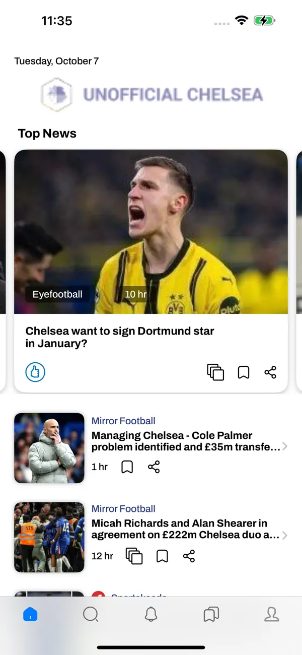 Screenshot #1 pour Chelsea news: Latest Updates