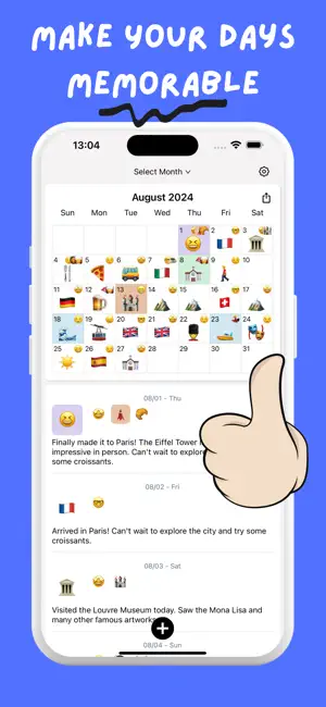 Emoji Journal - A Daily Diary screenshot 1