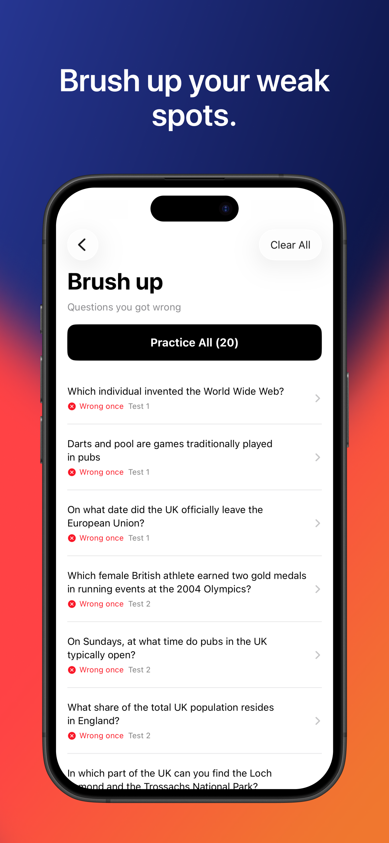 Life in UK Test: 2026