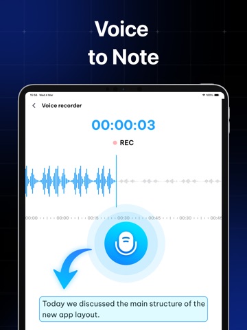 Take Notes - AI Notepad iPad screenshot