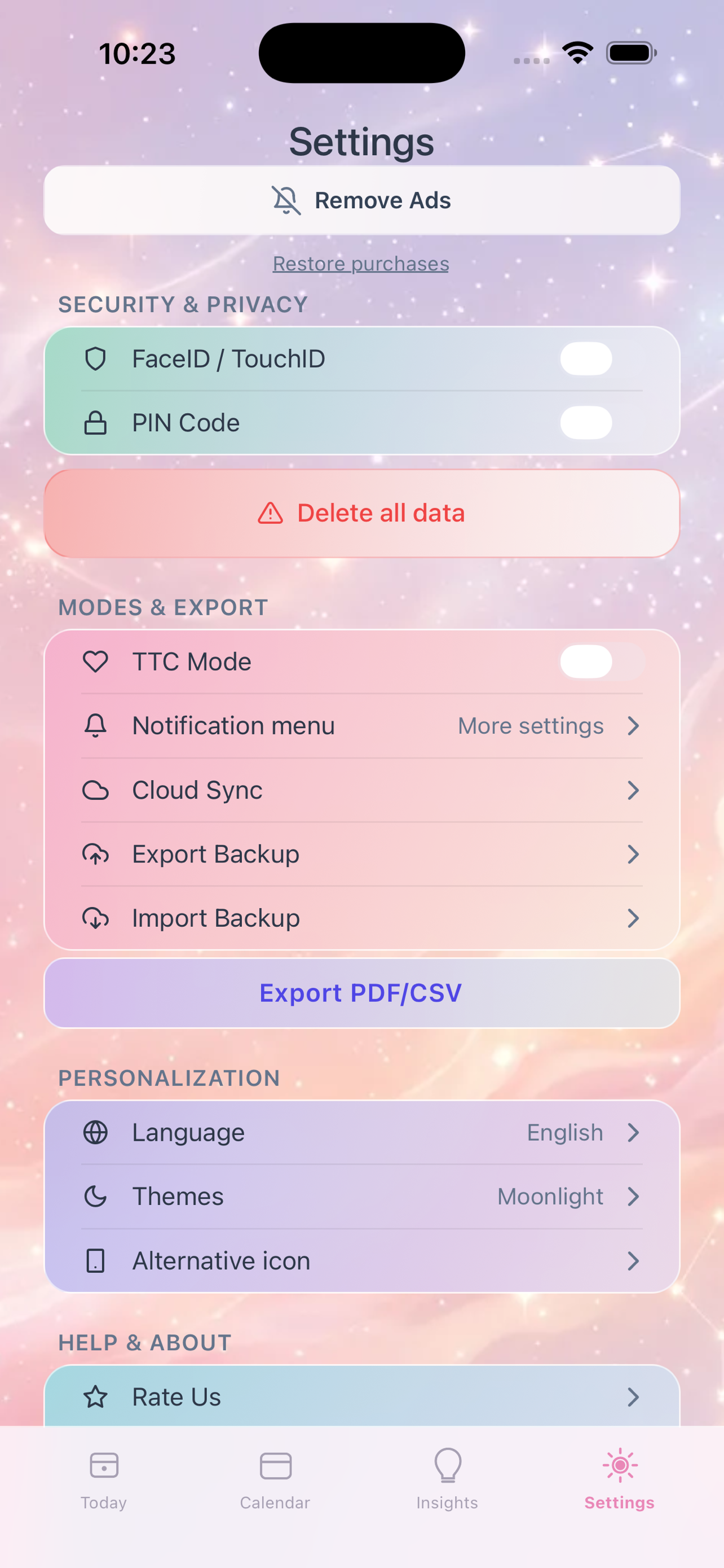 Eluna Cycle: Period Tracker screenshot 7