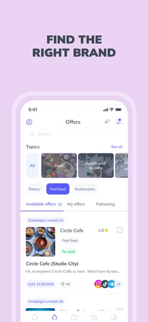 Monetad for influencers screenshot 2