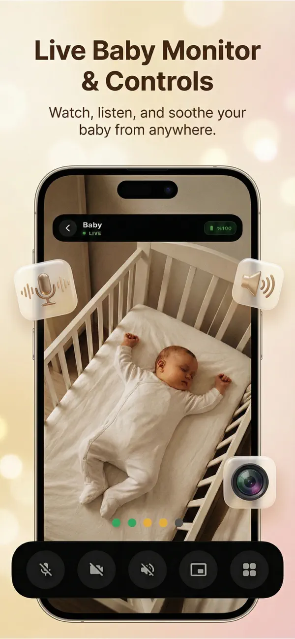 Screenshot #2 pour Baby Monitor Cam: Babymon