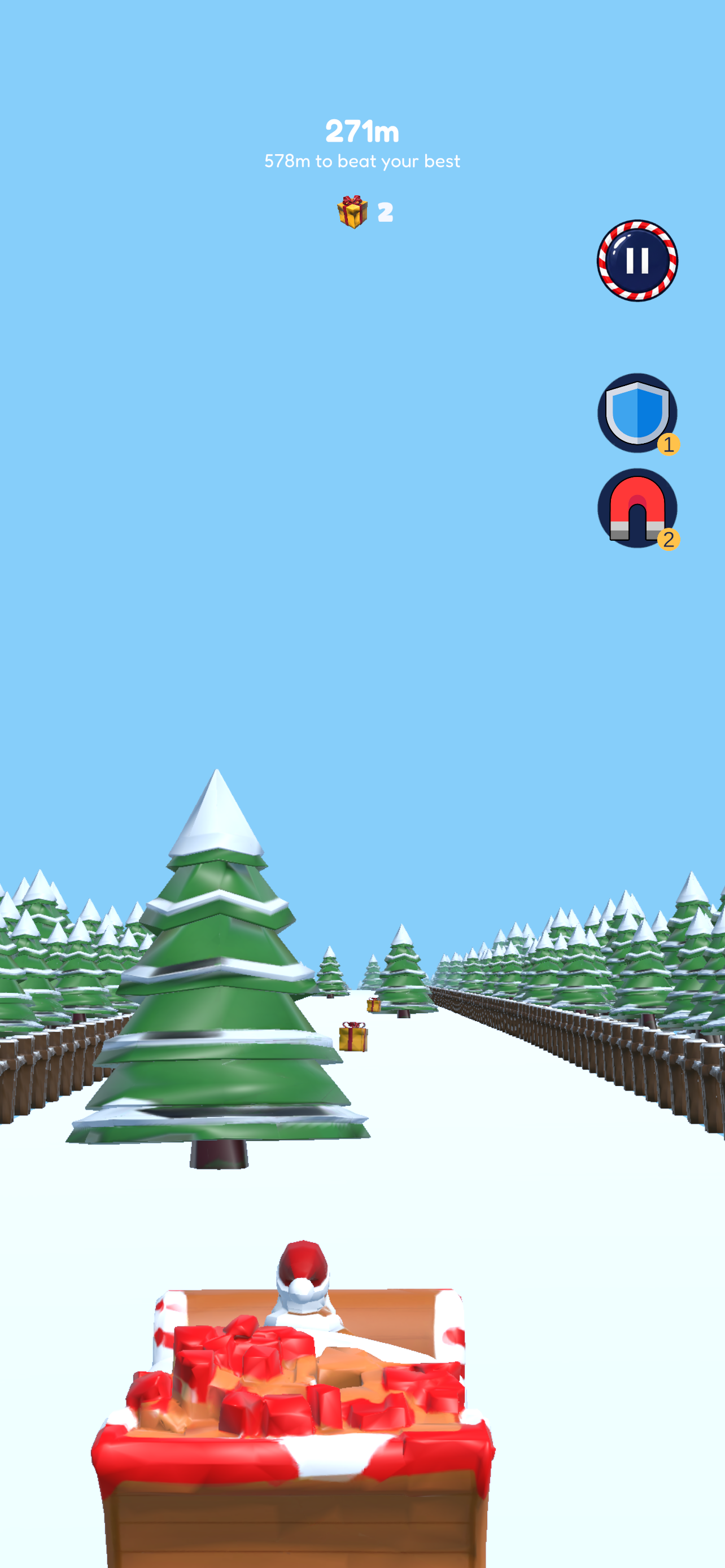 Santa Slide: Sleigh Race screenshot 2