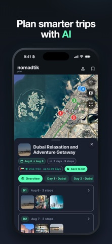 nomadtik: travel planner Screenshot 5 of 6