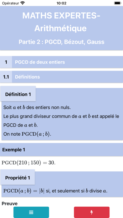 Maths Expertes Screenshot