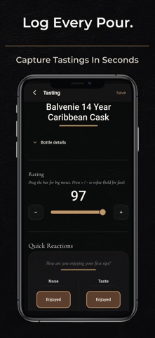 Neat Notes: Whiskey Journal Screenshot 2 of 7