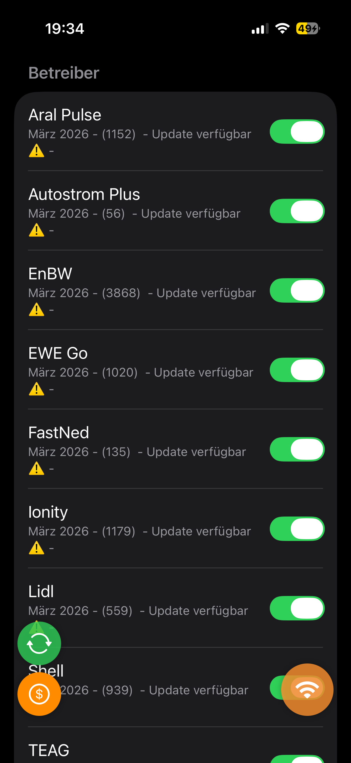 AB/DC - Laden an der Autobahn