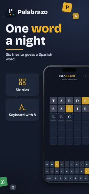 Palabrazo: Spanish Word Game screenshot 1