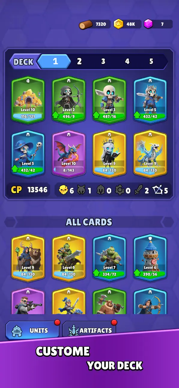 Hex Warriors Hack screenshot 2 - iOS game interface