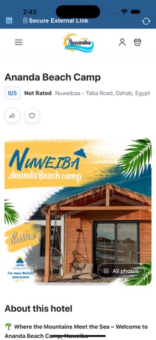 Nuweiba Camps screenshot