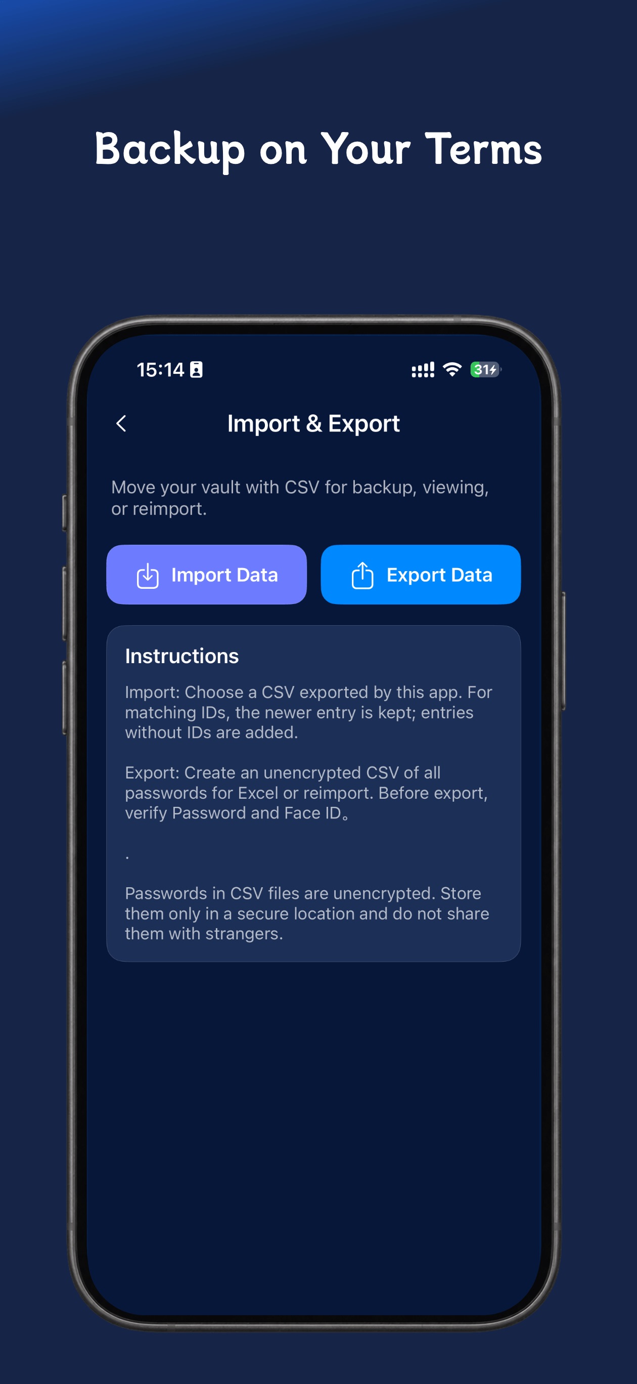 Screenshot 5 of PassVault - Offline Vault