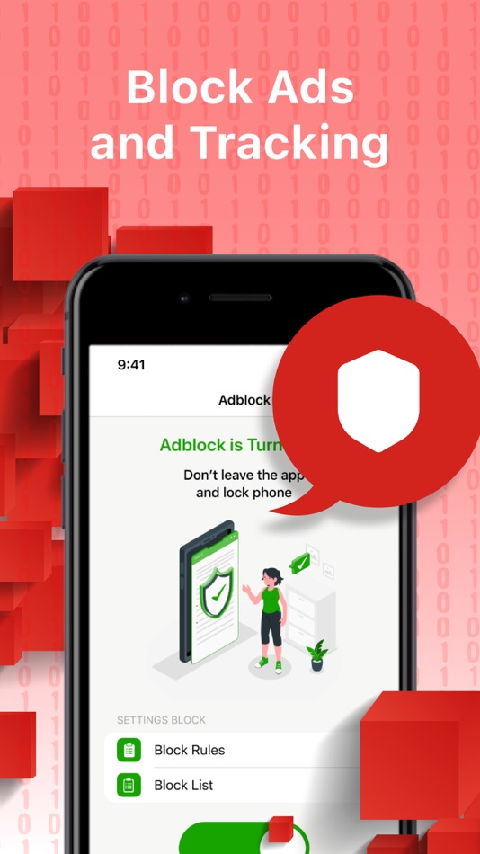#2. AdsBlock internet guard lock (iOS) Podle: Svitlana Lysenko