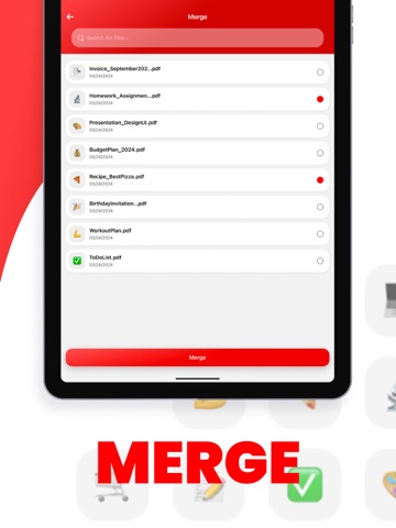 PDF converter: Image to PDF‎ iPad screenshot