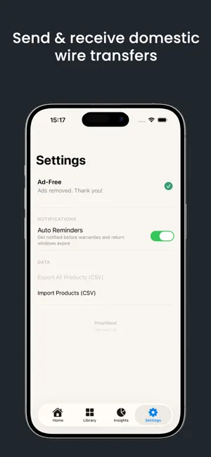ProofNest: Receipt & Warranty screenshot 4
