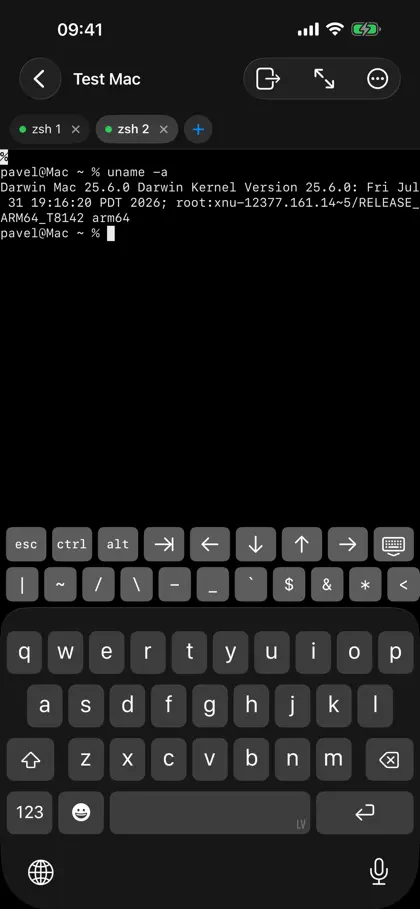 Screenshot 3 von 5 zu UpaRemote SSH