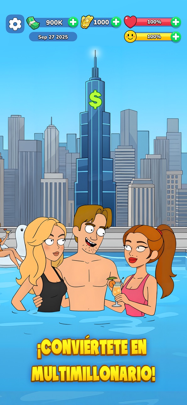 Cash King: Tycoon Earn Money iOS Mod IPA screenshot 3 - iOS game interface