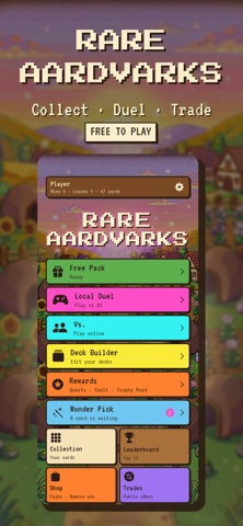 Rare Aardvarks iPhone screenshot