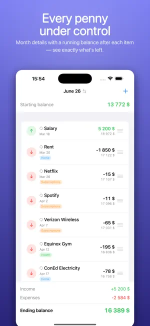 Pocket Budget Planner screenshot 4