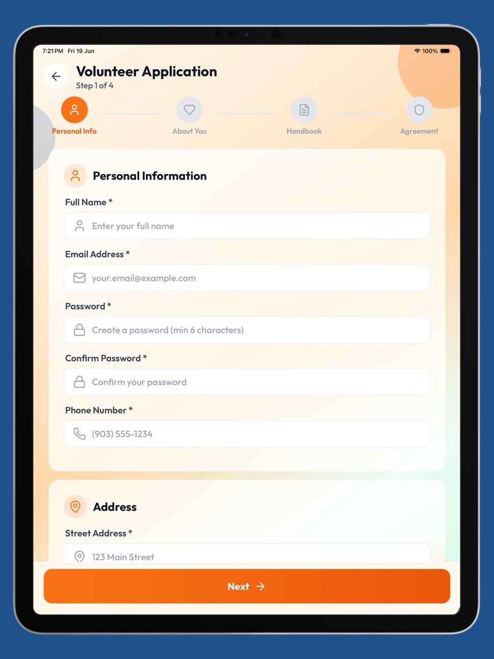 iPad screenshot