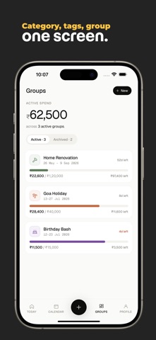 Pouch - Expense Tracker iPhone screenshot
