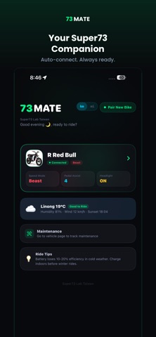 73MATE iPhone screenshot