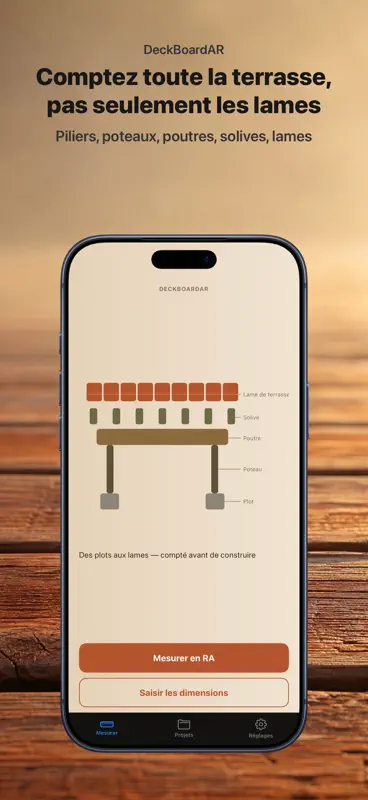 Calculateur Ossature Terrasse screenshot 1 of 10