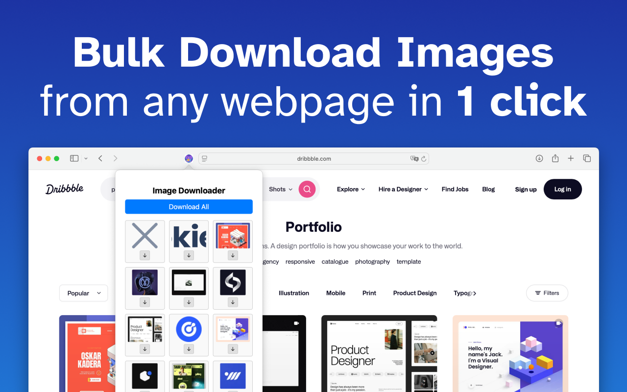 Image Downloader for Safari