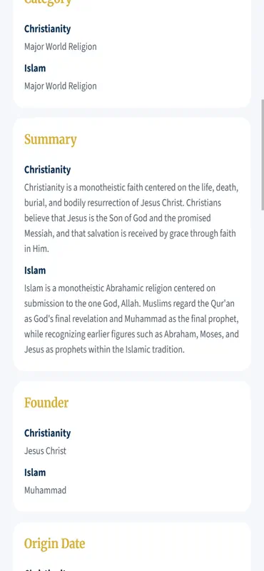 WRAPP: World Religions screenshot 3 of 6