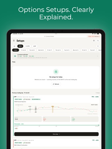Whalor - Options Alert Tool iPad screenshot