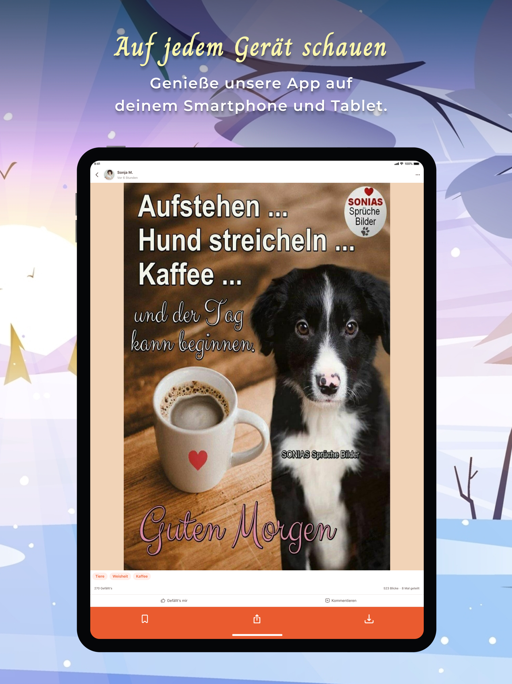 MoinMoin: Guten Morgen Bilder screenshot 15