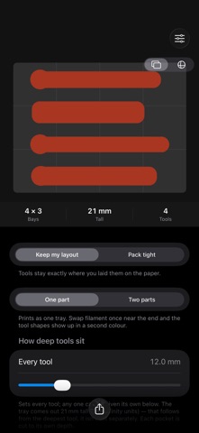 Trayce - Easy 3D Tool Tracing iPhone screenshot
