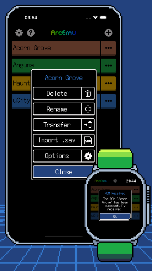 #6. ArcEmu - Watch Emulator (iOS) 作者: Raffaele D'Amato