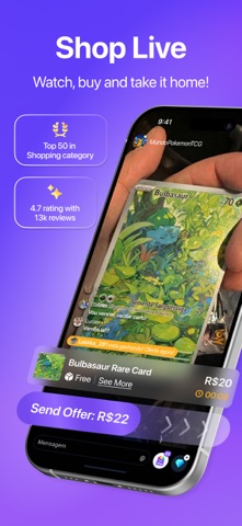 Jamble: Live Shopping iPhone screenshot
