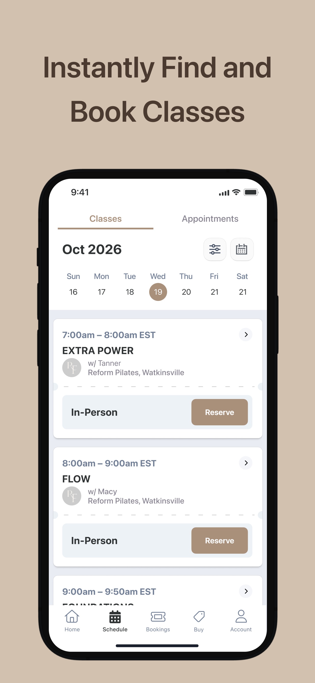 Screenshot 3 of Reform Pilates Georgia