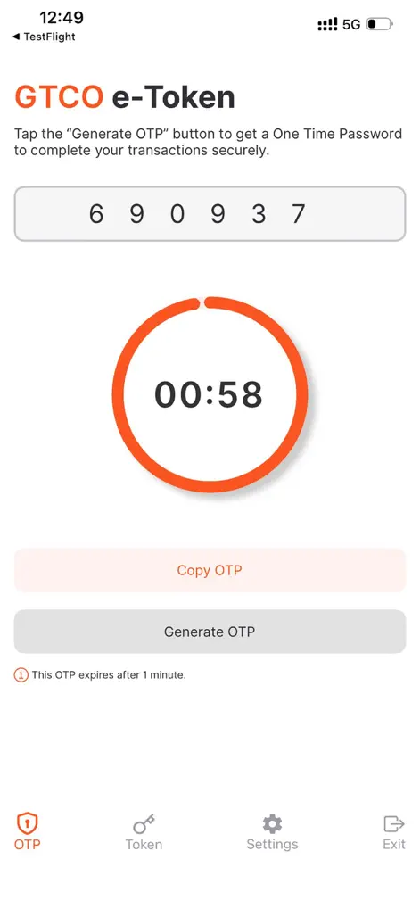 GT e-Token Plus - Finance App | MWM