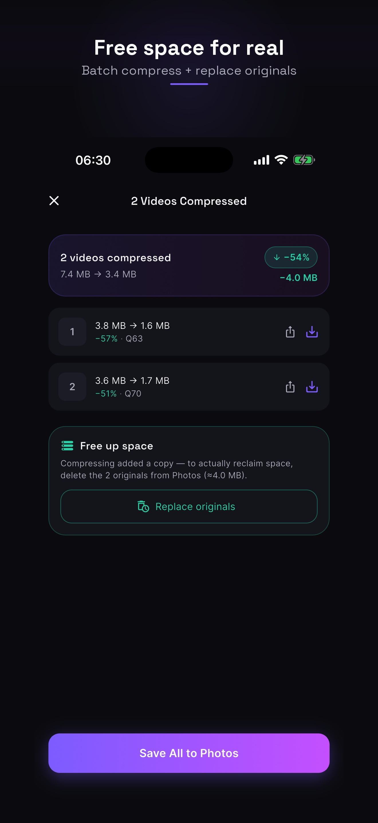 VidMint: Video Compressor screenshot 4