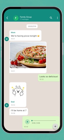 WA Chat Export Viewer Screenshot 2 of 5