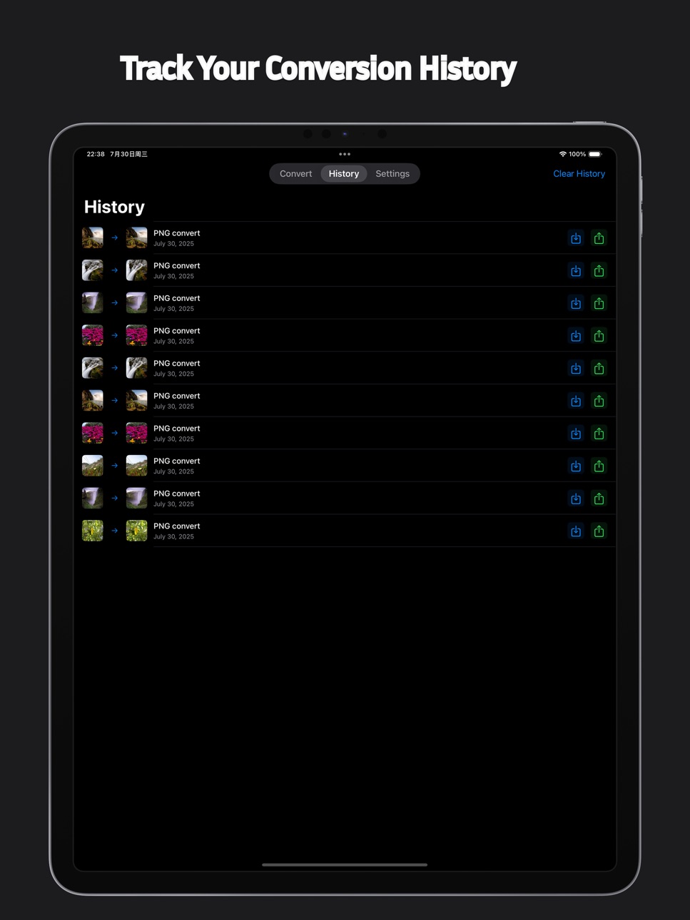 iPad screenshot