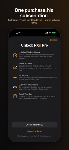 RXd - Workouts Tracker Screenshot 10 of 10