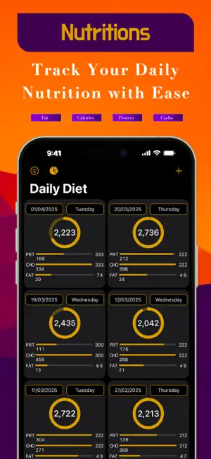 LifeTracker: Diet-Expenses-Gym screenshot 2