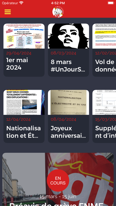 CGT EDF TRICASTIN Screenshot