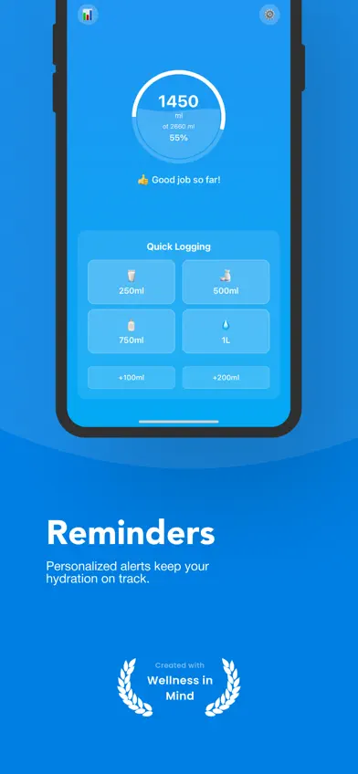 WaterTrack - Water Reminder screenshot 2