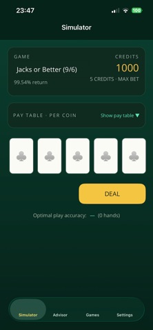 Mia Video Poker screenshot 5