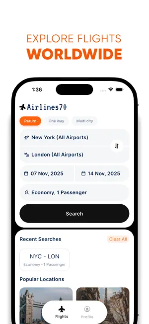 Airlines70: All Flights Ticket screenshot 2